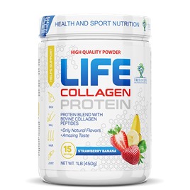 LIFE Protein + Collagen 1lb Многокомпонентный протеин с высоким содержанием гидролизованного коллагена