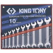 Набор рожковых ключей, 6-28 мм, 10 предметов, KING TONY KING TONY арт. '1110MR'