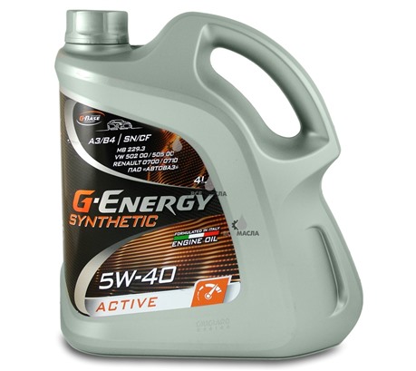 Моторное масло G-Energy Synthetic Active 5W-40 (4л.)