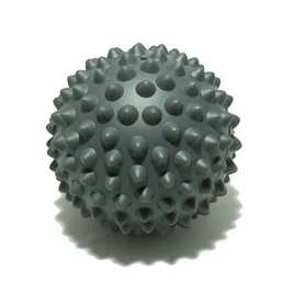 Мяч массажный 9 см серый
